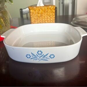 2.5 Quart Cornflower Blue Square‎ Casserole Dish